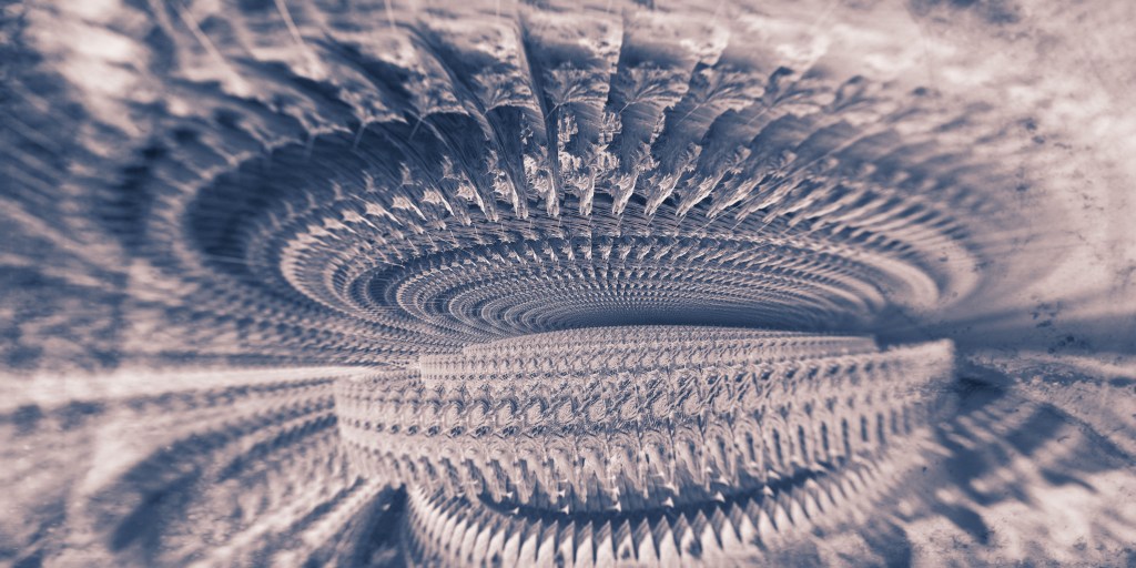 Abstrakt fraktal konst