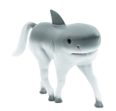 Hard toy of Hork, a Randimal that combines a shark and a horse