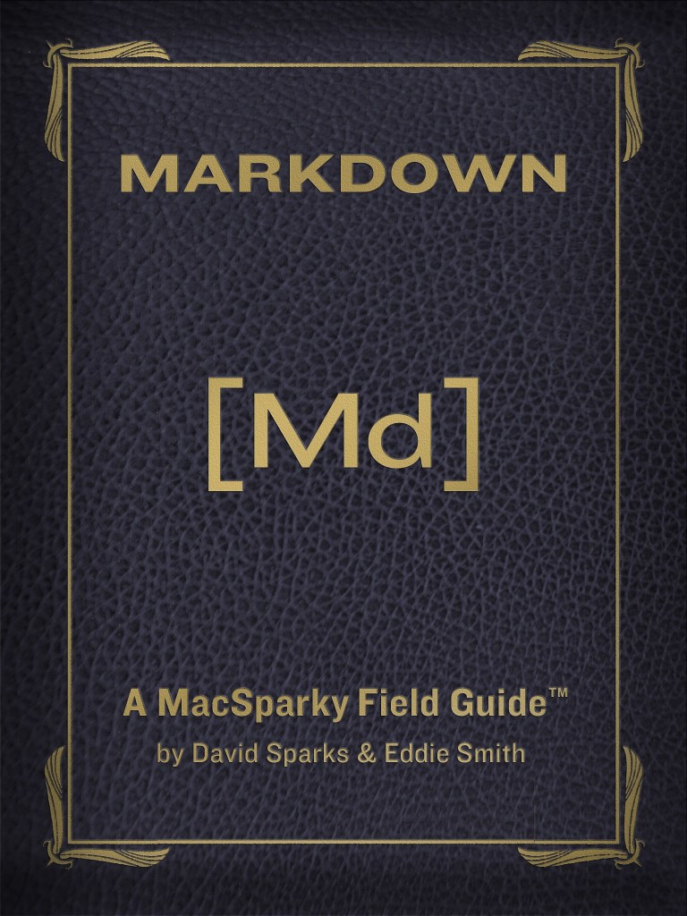 Markdown cover art resembling a Bible