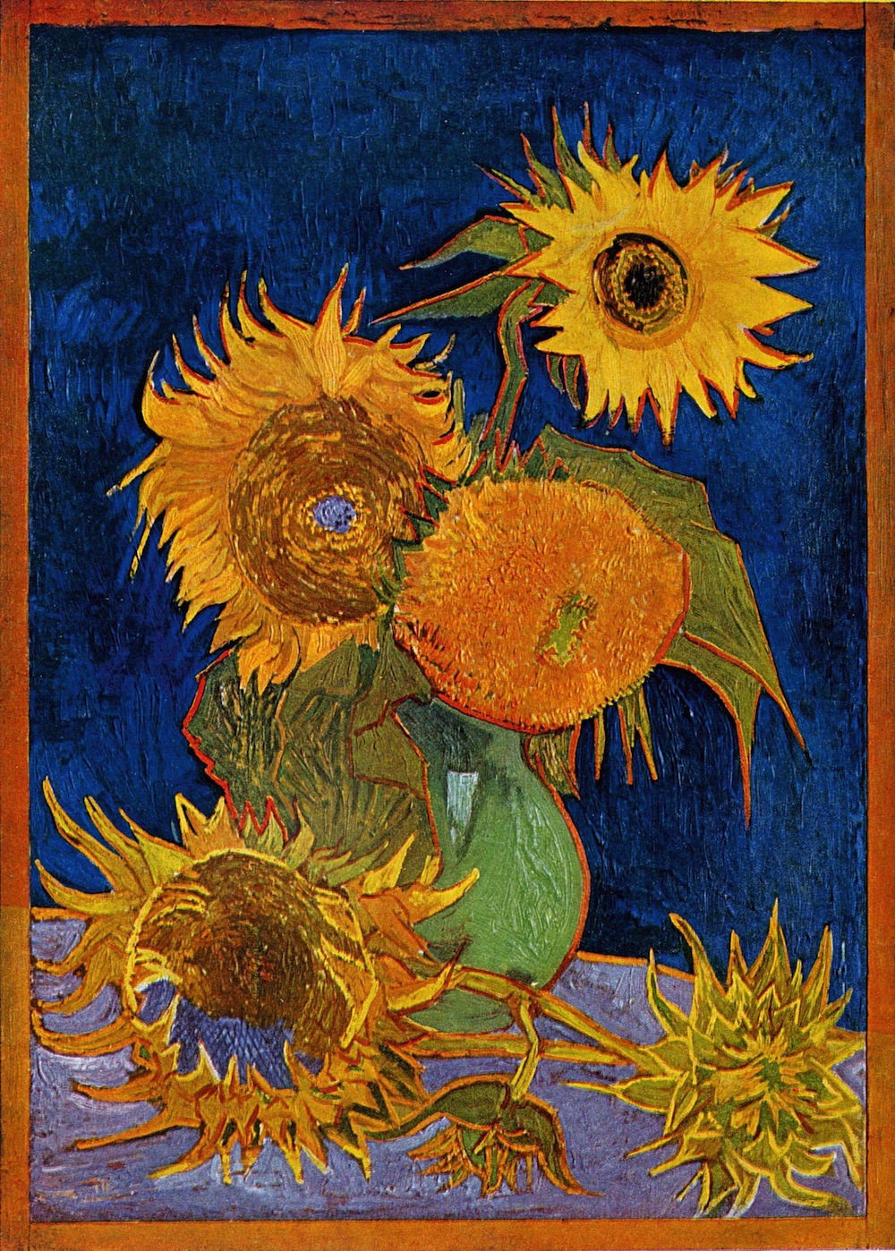 Van Gogh Six Sunflowers