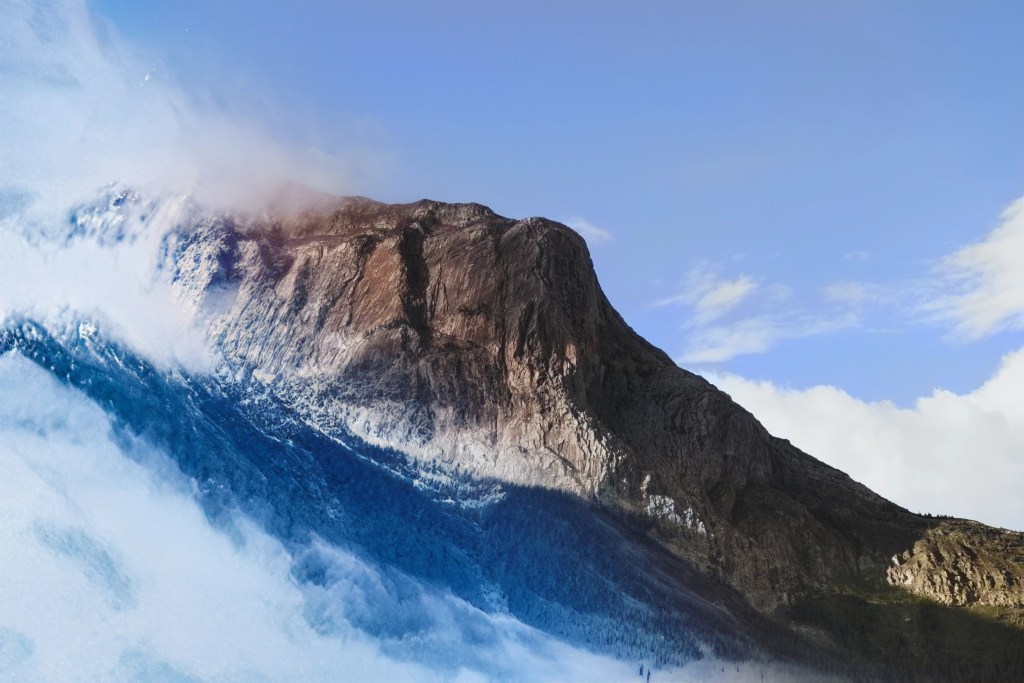 Composite photo of Canadian Rockies