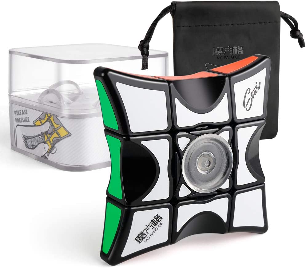 1 x 6 puzzle cube with fidget spinner