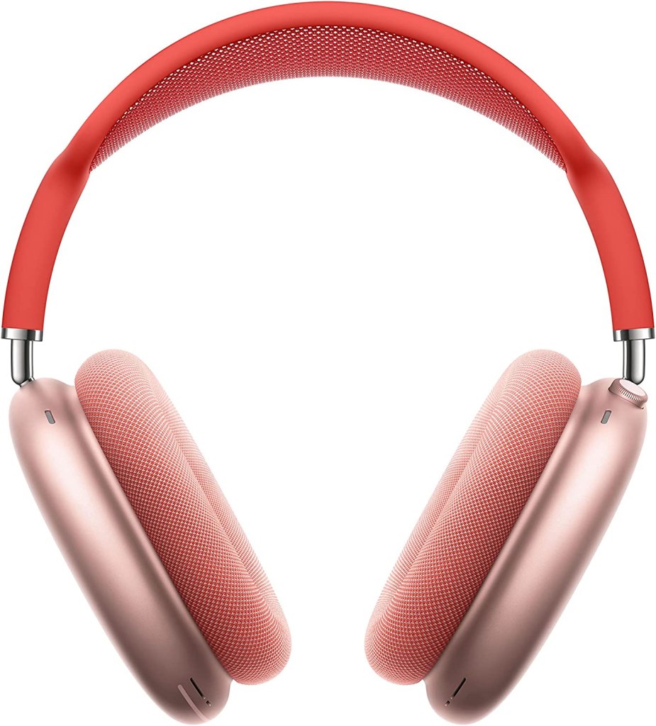 Pink headphones