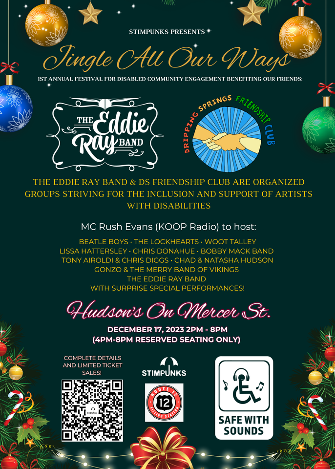 Flyer for Jingle All Our Ways