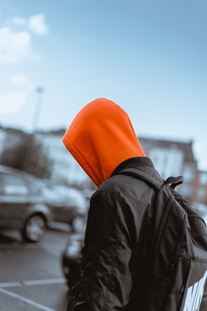 man in hoodie